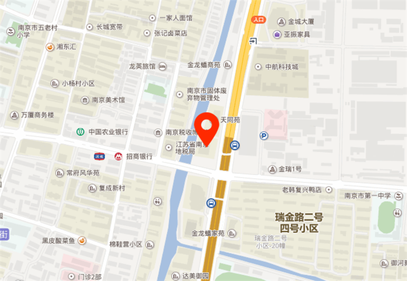 南京报业大厦（锦创中心）地图位置